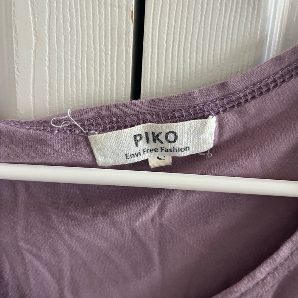 Piko 1988 Mauve Long Sleeve Top - Picture 2 of 3
